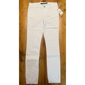 Joe's Jeans The Markie‎ Ankle Distressed White Denim Jeans - Size 16